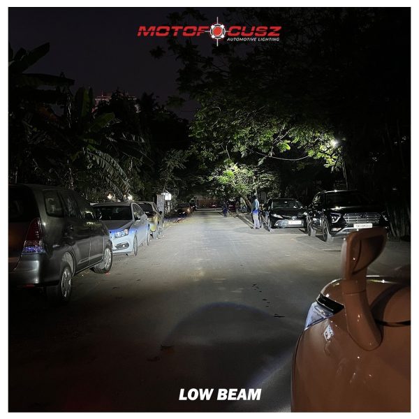 Toyota Fortuner Bi-xenon laser projectors and Devils eye DRL from Motofocusz Best Headlight customisation in Chennai